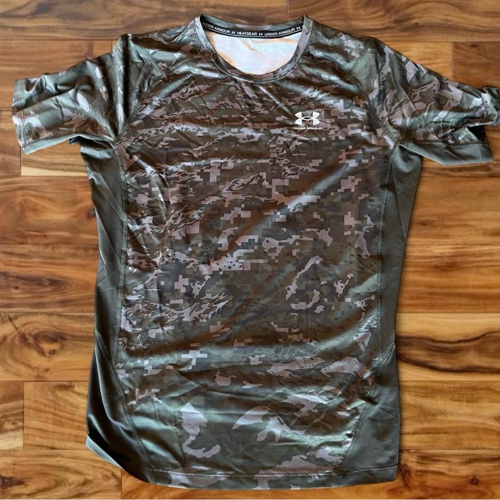 Mens Under Armour Camo Compression Shirt